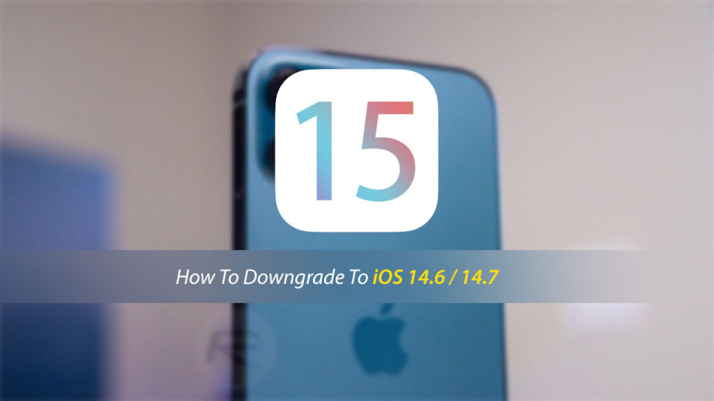 ios 15 downgrade