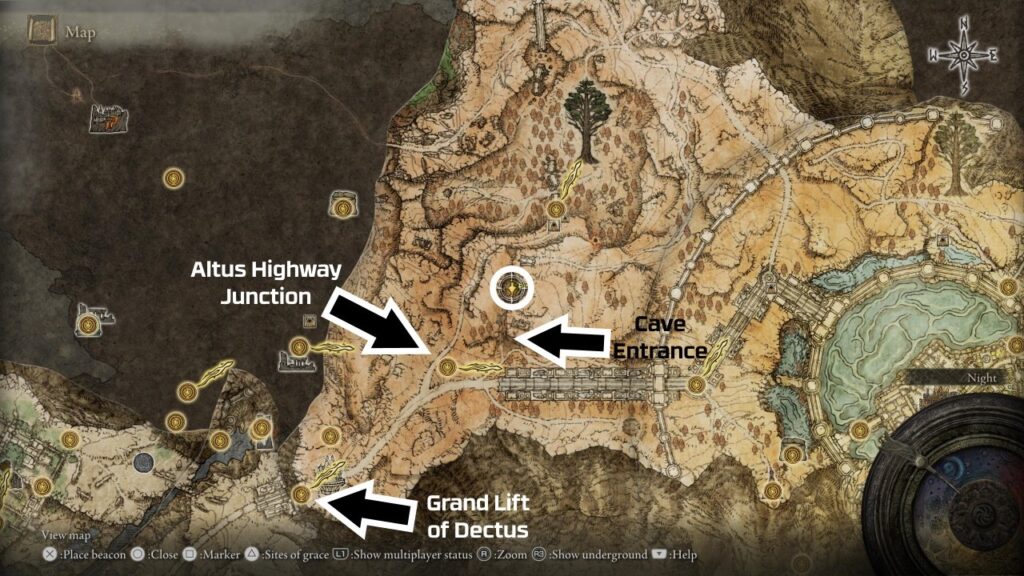 where to find weathered map location elden ring