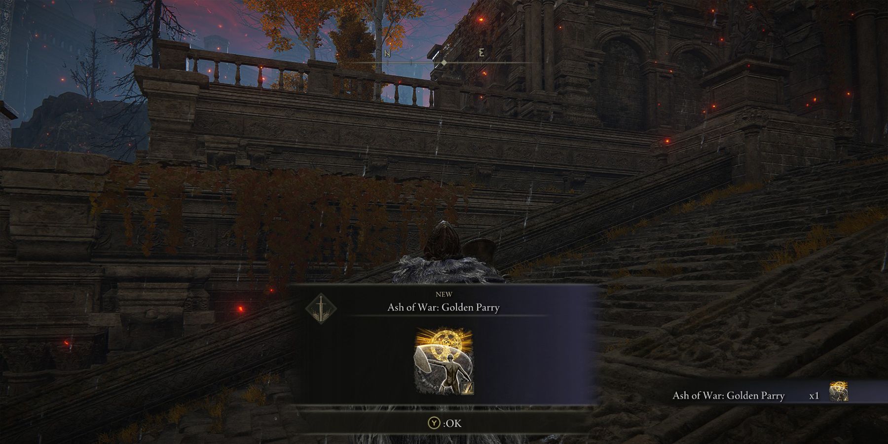 Golden Parry Ash Of War Location In Elden Ring