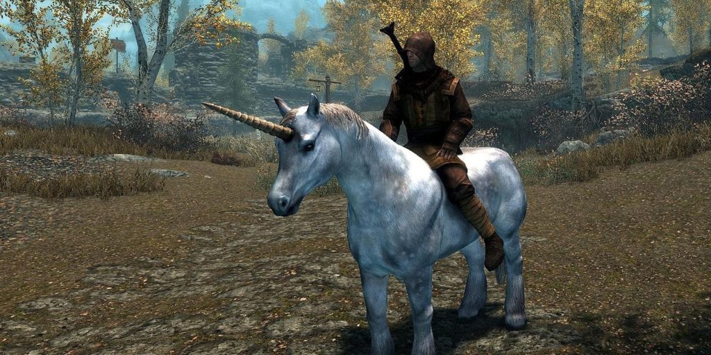 Skyrim Anniversary Horse Taming Guide unicorn Types of Horses