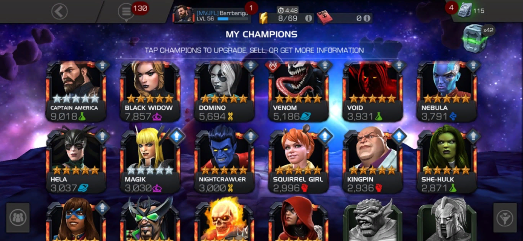How To Delete Characters In Marvel Contest Of Champions