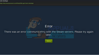 There Was An Error Communicating With The Steam Servers Please Try Again Later Steam