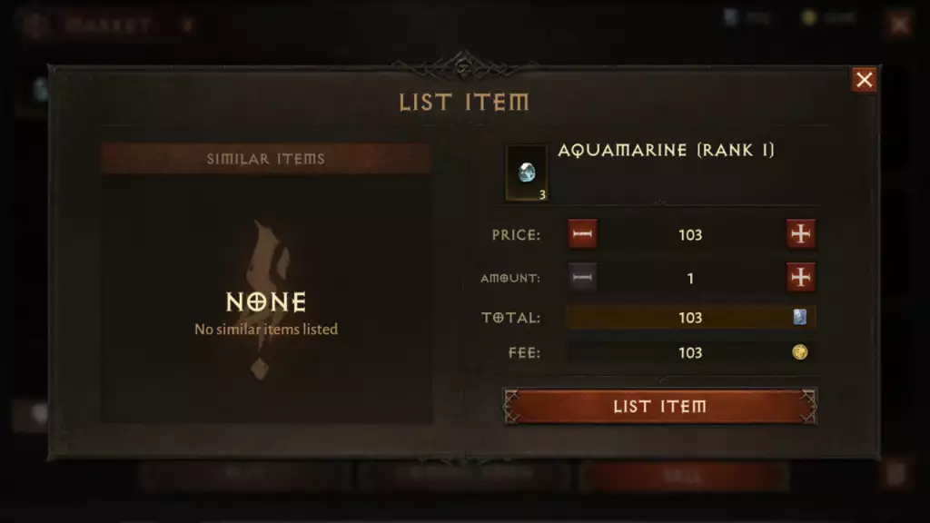 2diablo immortal marketplace