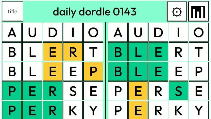 Dordle Words Answer Today 16 June 2022