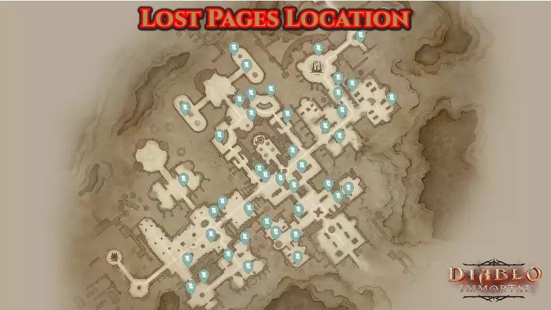 Diablo Immortal Lost Pages Where To Find locations