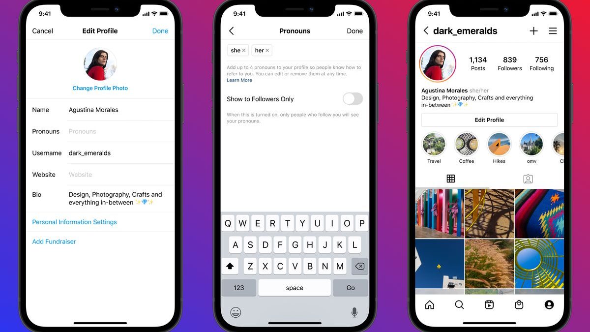 How To Add Pronouns On Instagram 2022
