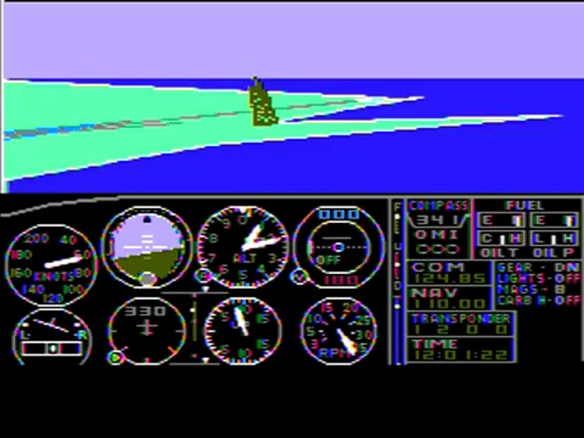 Flight simulator 1. Microsoft Flight Simulator 1.0 1982. Microsoft Flight Simulator 1982-2020. Microsoft Flight Simulator 1.0. 1982 — Flight Simulator 1.0.