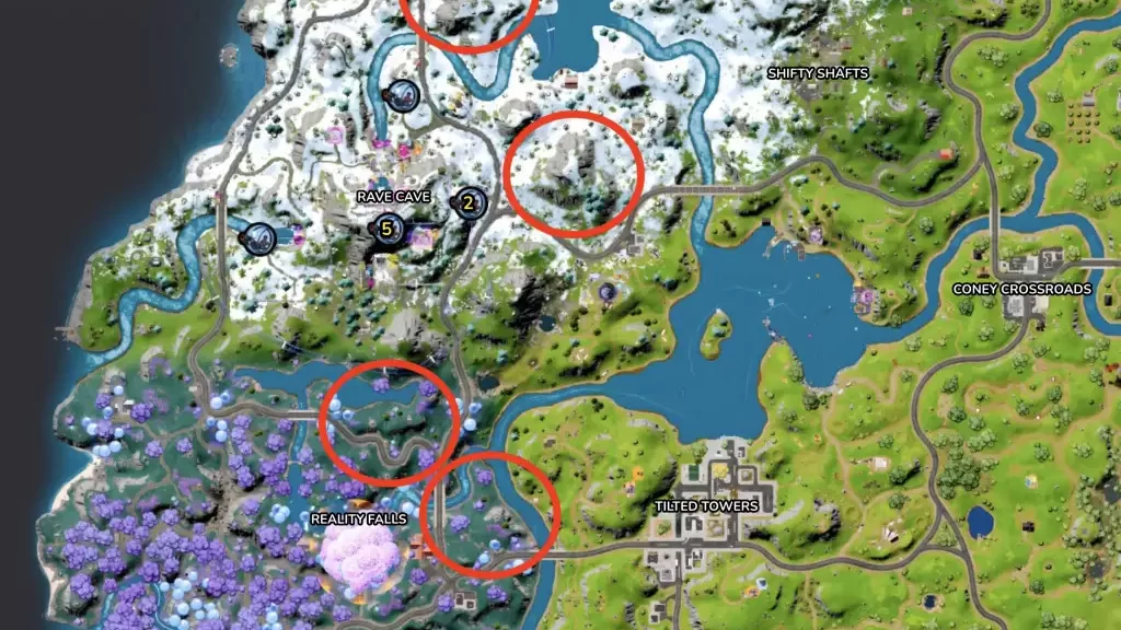 Runaway Boulder Locations In Fortnite