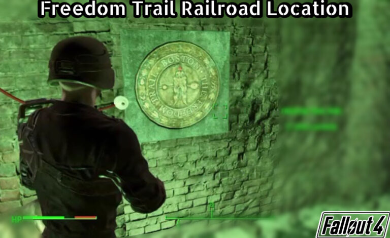 Freedom Trail Fallout 4 Railroad Location