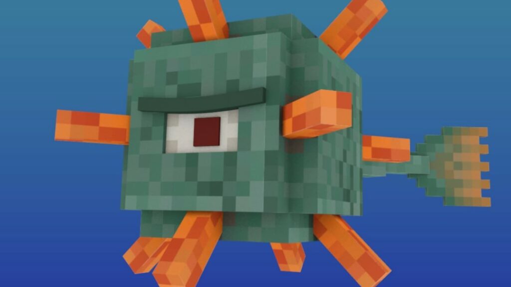 Guardian in Minecraft 3