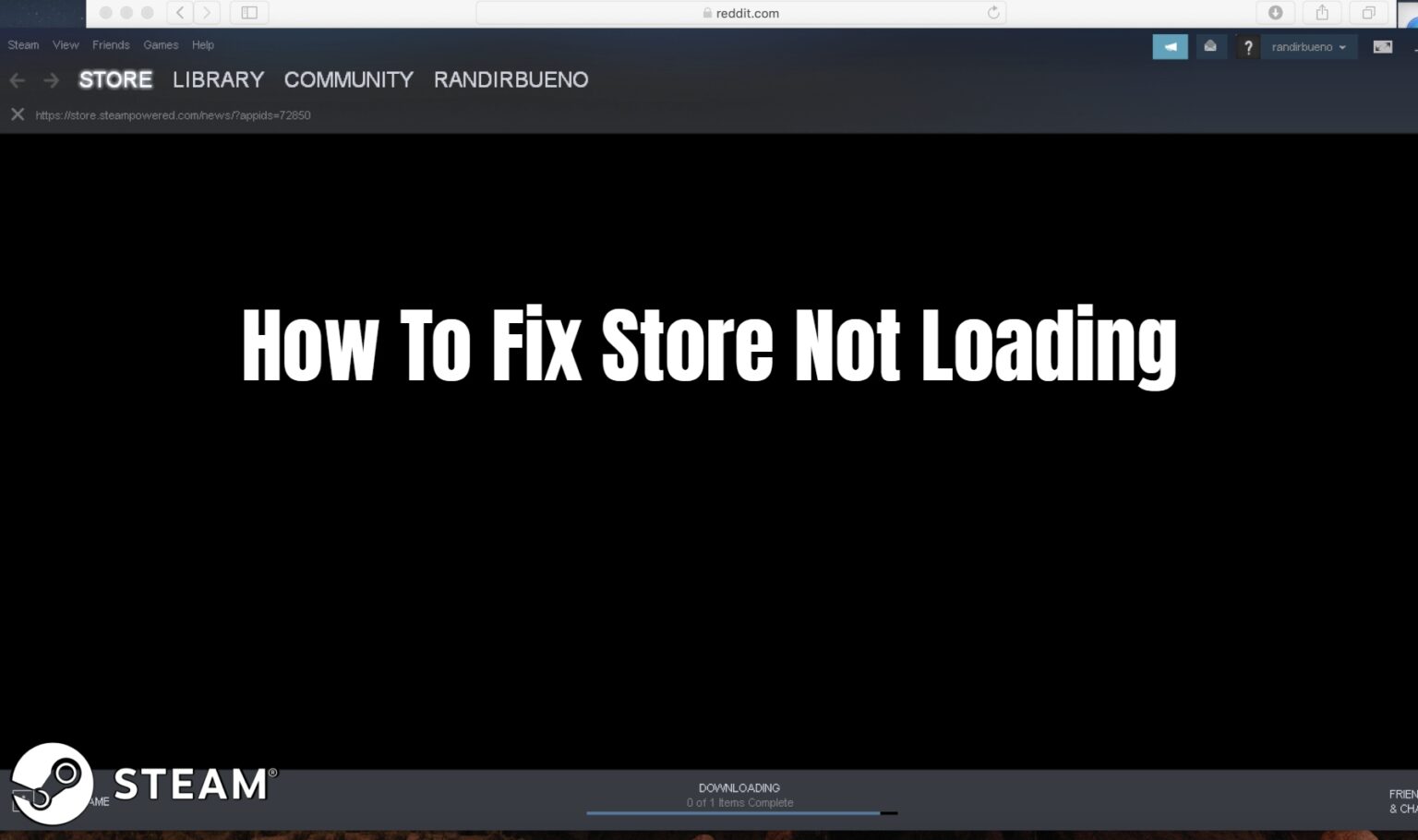 How To Fix Steam Store Not Loading