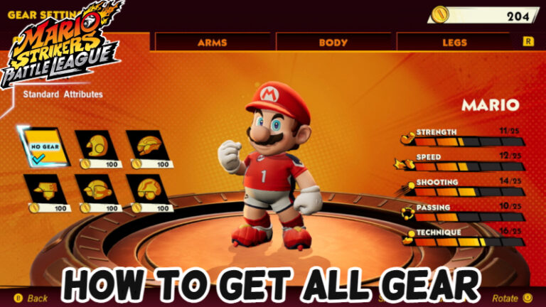 Read more about the article How To Get All Gear In Mario Strikers: Battle League