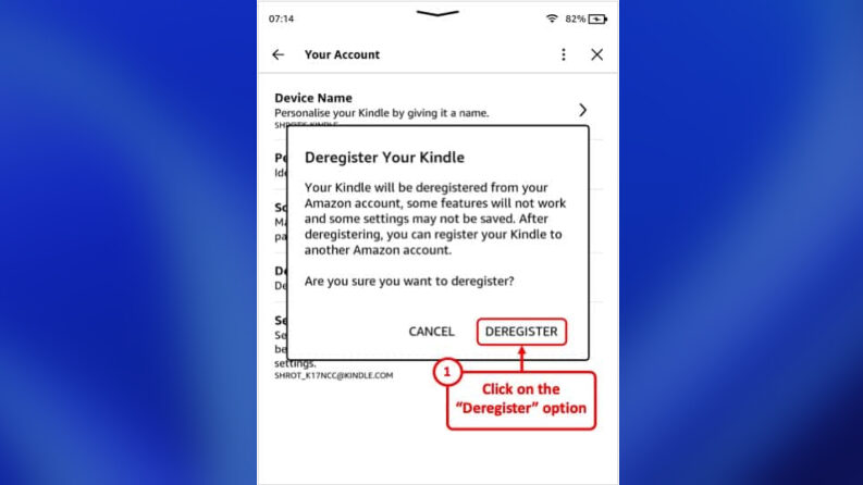 How To Deregister A Kindle Device