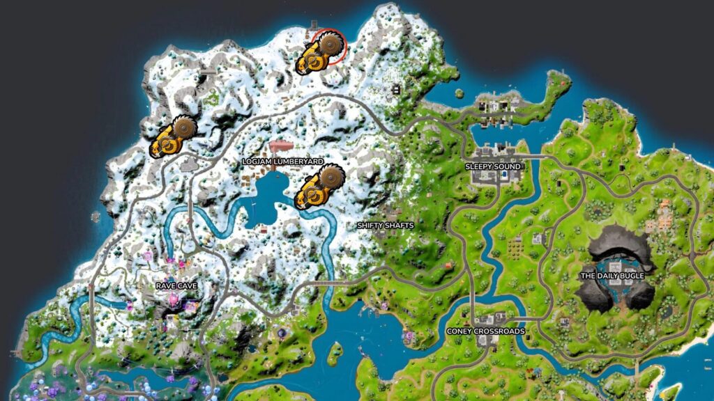 Ripsaw Launcher Location Fortnite Season 3