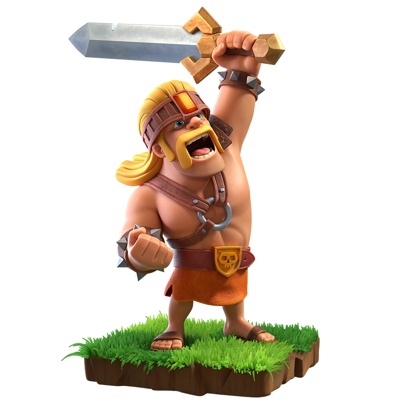 Clash of clans короли. Супер варвар клэш оф кланс. Король варваров Clash of Clans. Варвары клэш оф кланс.