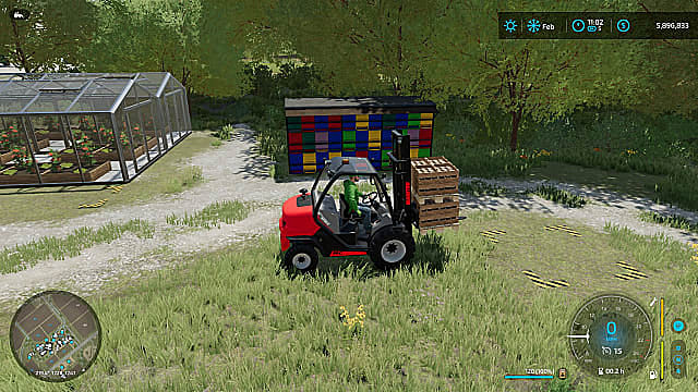 farming simulator22 forklift beehive 412b2