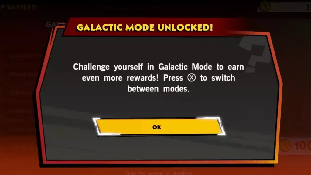 galactic mode unlocked