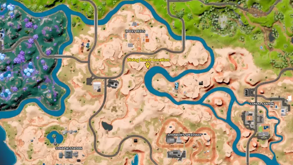 Fortnite Diving Board Locations Chapter 3