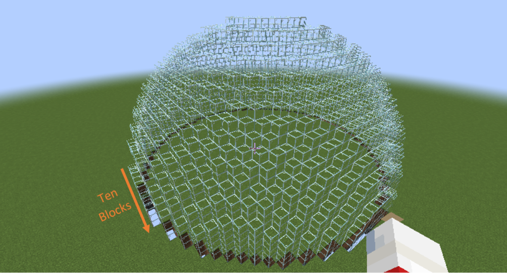 How To Make A Dome In Minecraft With Commands