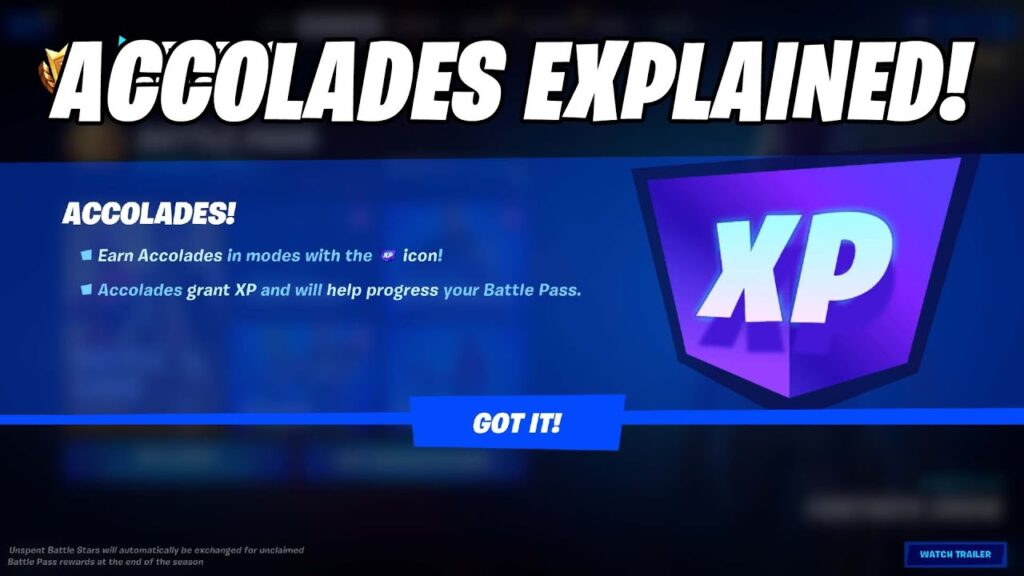 How To Earn & Use Accolade Xp In Fortnite