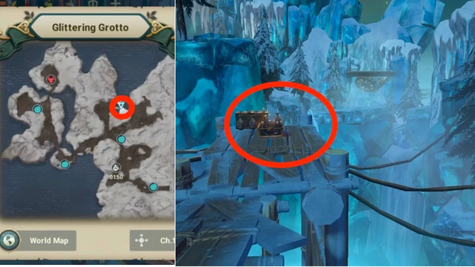 Glittering Grotto Chest Locations In Ni No Kuni Cross Worlds