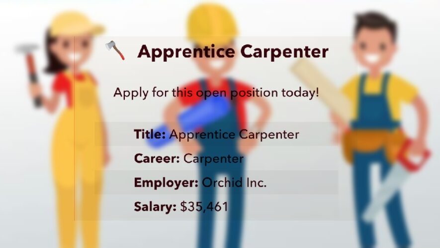 How To Become A Carpenter In Bitlife