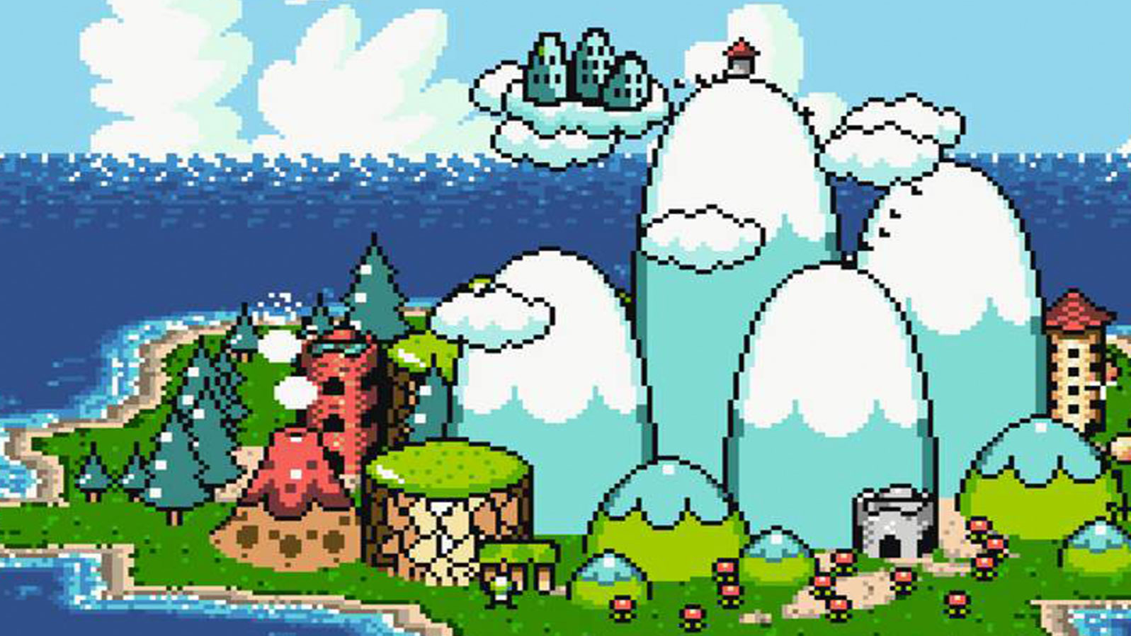 Марио Йоши ворлд 2 остров. Марио Исланд. Super Mario World 2 - Yoshi's Island Snes. Super Mario Yoshi Island.