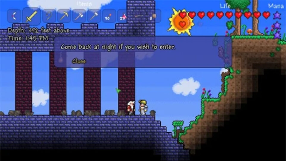 How To Get Into The Dungeon Without Killing Skeletron In Terraria