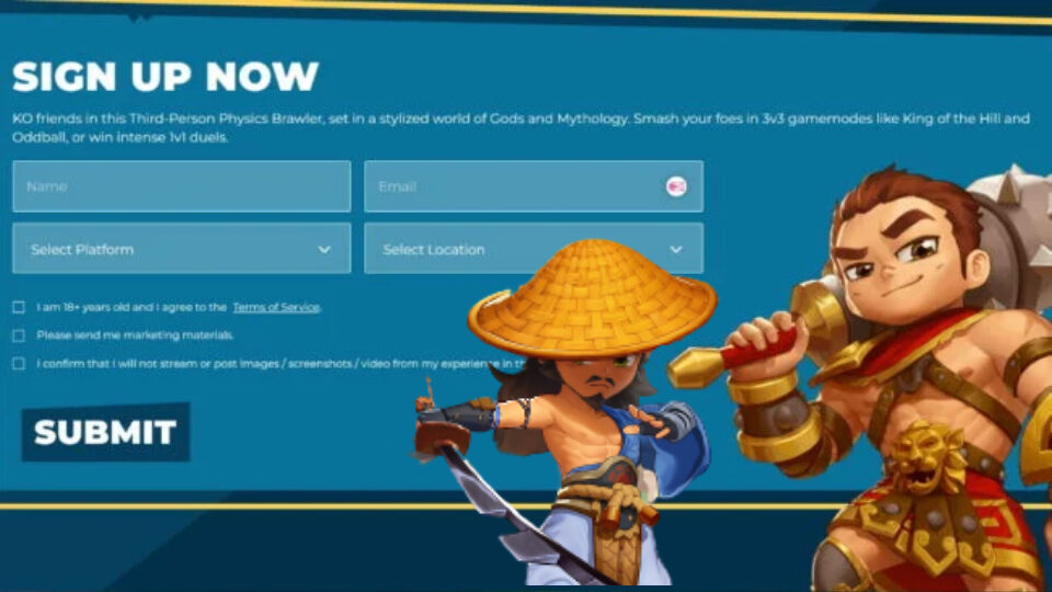 How To Signup In Divine Knockout Closed Alpha