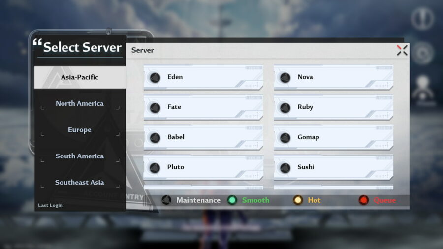 Choosing A Different Server