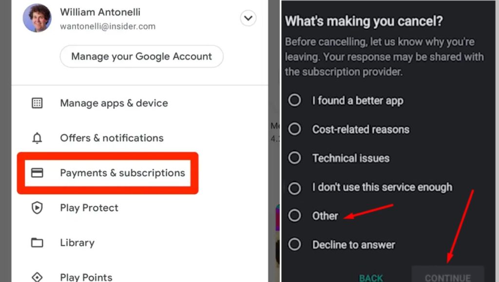 How To Cancel Google Play Subscription On Iphone Android