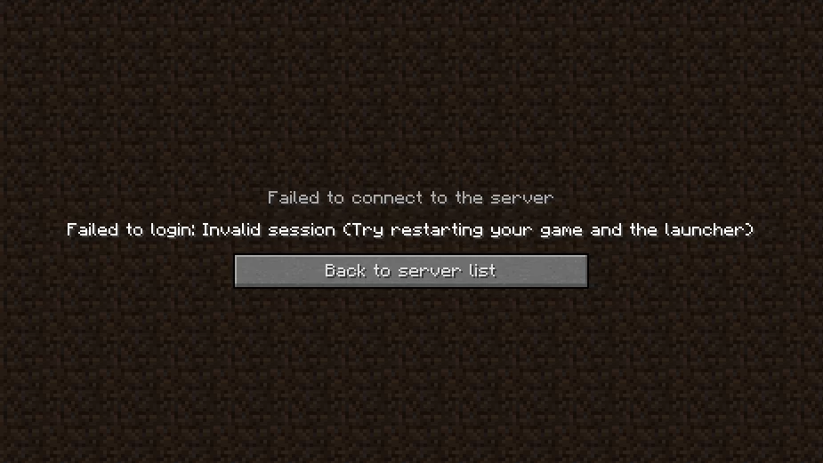 How To Fix Minecraft Error Invalid Session