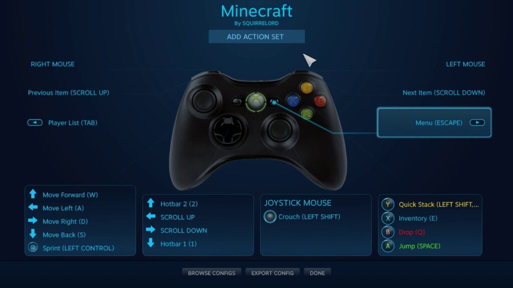 How To Set Up A Controller On Minecraft Java