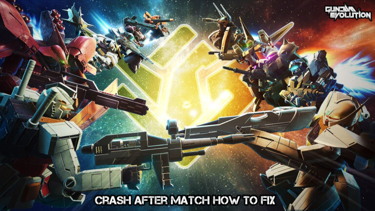 Read more about the article Gundam Evolution Crash After Match How To Fix