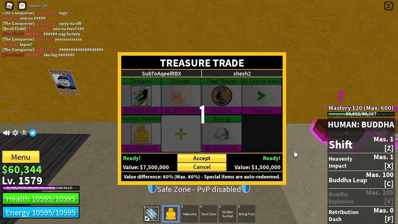 Best Trade on Blox Fruits 