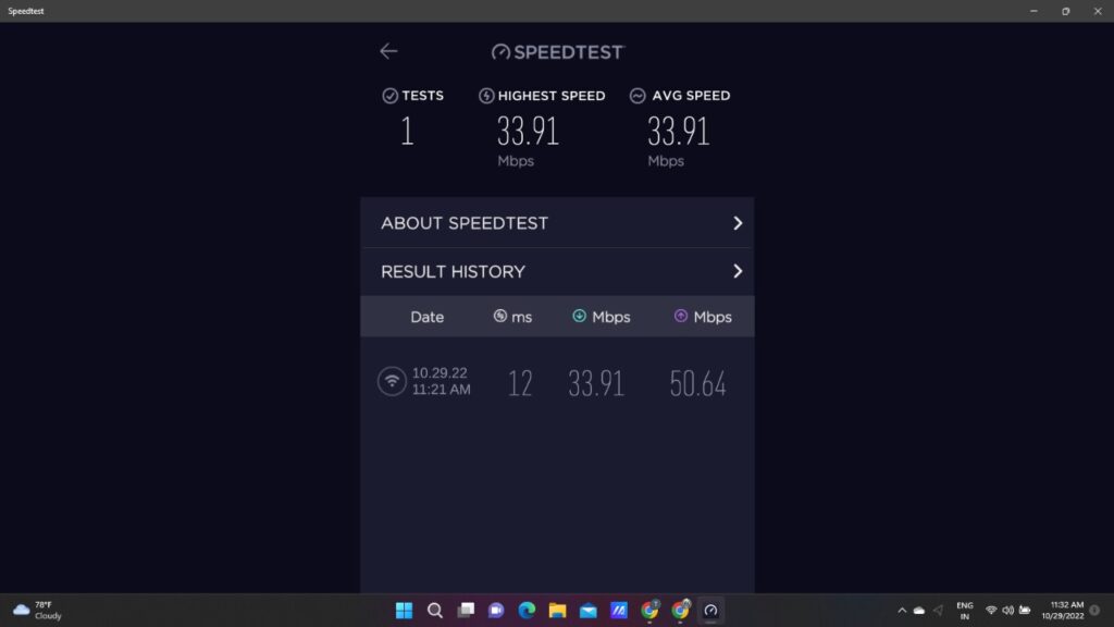 Ookla Internet Speed Test For Windows 10
