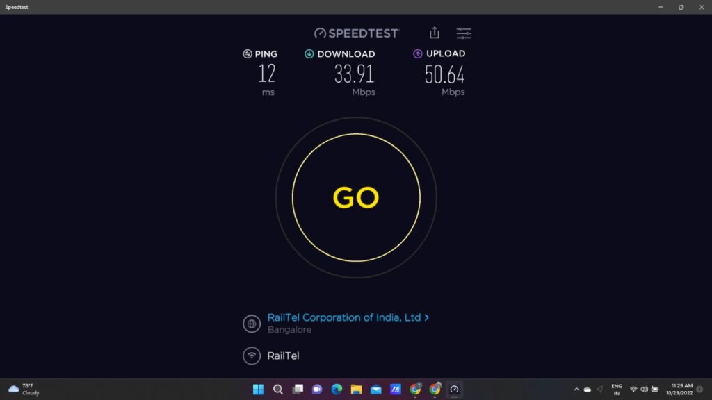 Ookla Speed Test App Download For PC