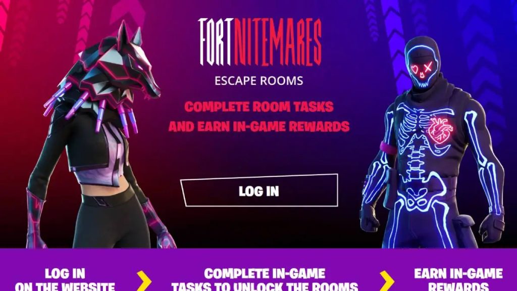 Fortnitemares Escape Room Rewards