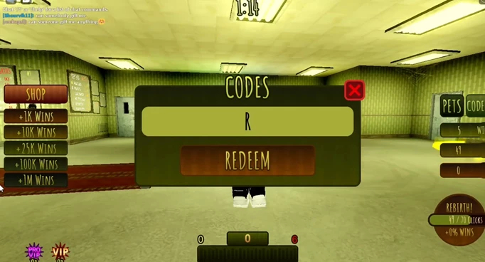 Backrooms Race Clicker Codes Today October 2022