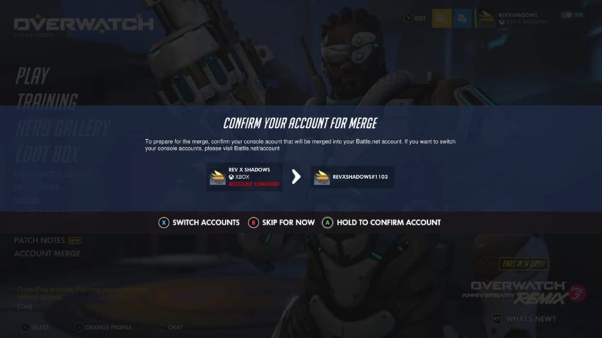 How To Merge Accounts In Overwatch 2