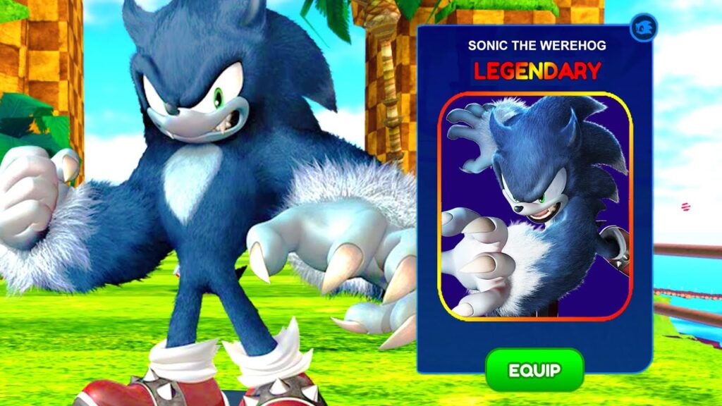 OMG!* SONIC THE WEREHOG IS COMING!! (SONIC SPEED SIMULATOR) WITCH