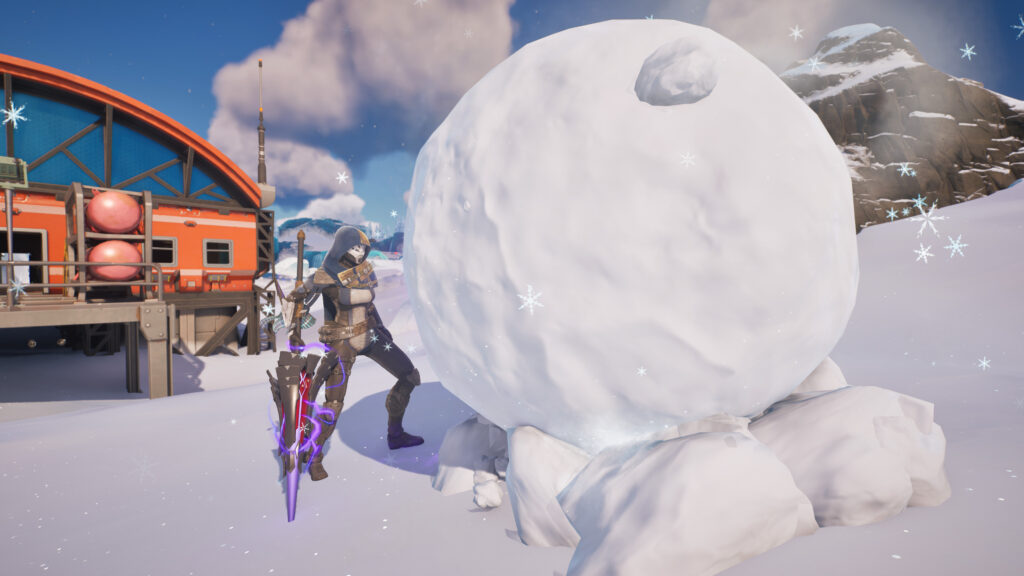 How To Pop Out Giant Snowball and Damage Players In Fortnite