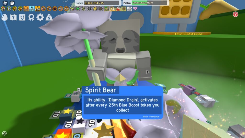 Who is the Bee Swarm Simulator's Spirit Bear?