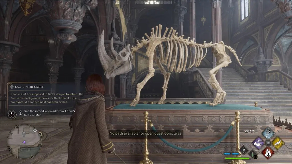 Where to Find the Rhino Skeleton Hogwarts Legacy