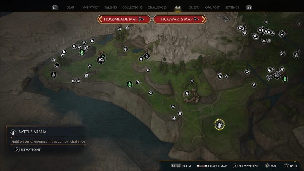 All Battle Arena Locations In Hogwarts Legacy