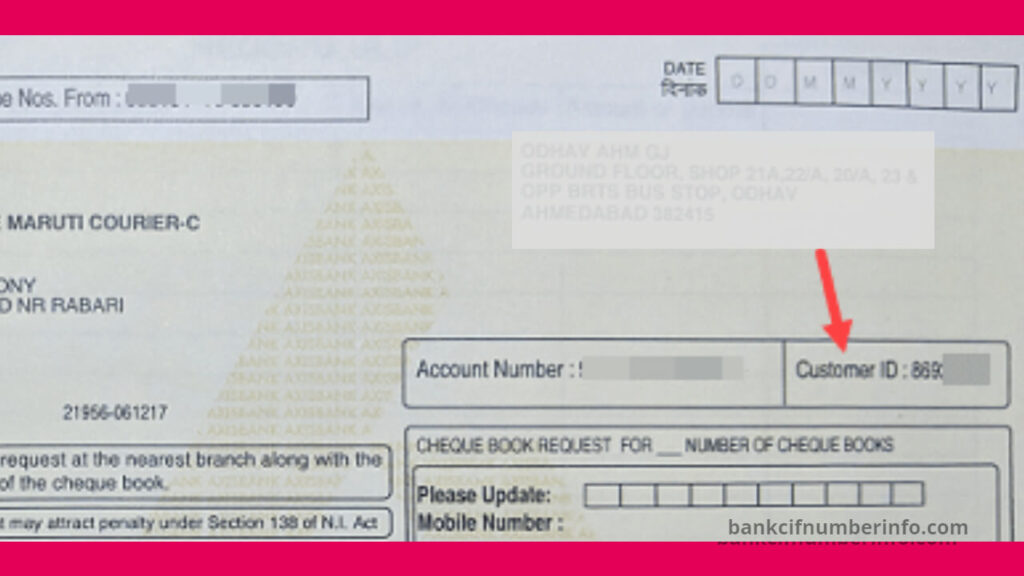 Where To Find Axis Bank Customer ID