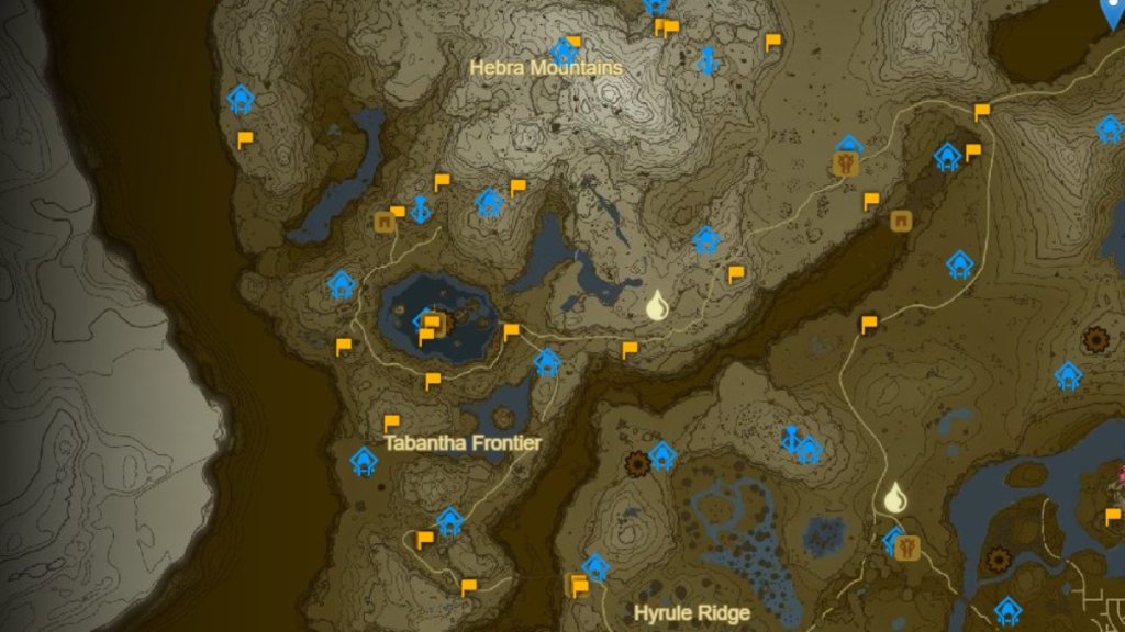 Where To Find Voltfin Trout In Breath Of The Wild   Tabantha Frontier In Zelda Tears Of The Kingdom 