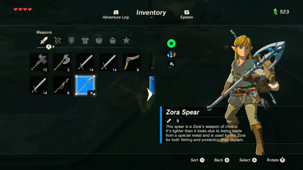 How To Get A Zora Spear In Breath Of The Wild