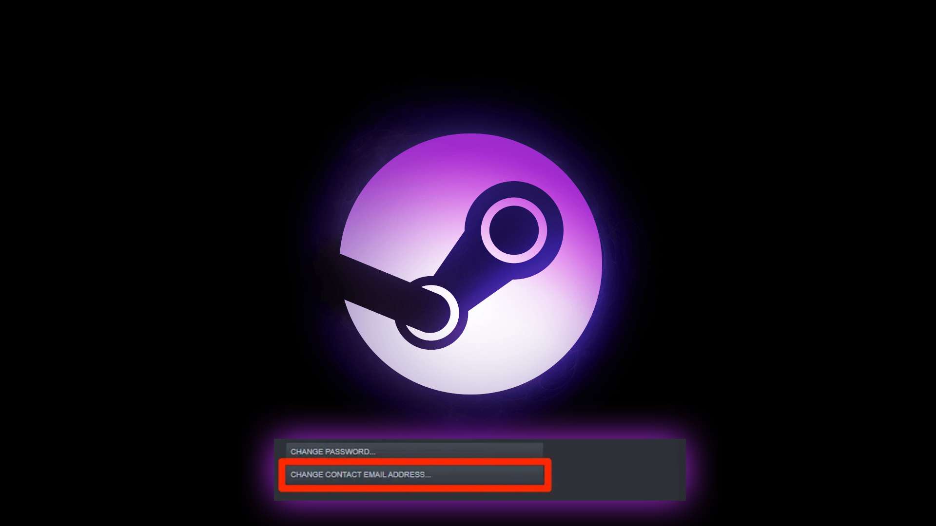 How To Change Your Email Address On Steam