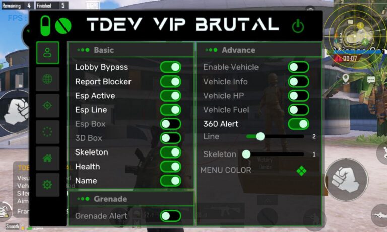 Read more about the article BGMI 2.7 TDEV Brutal Hack Mod Apk 64 Bit